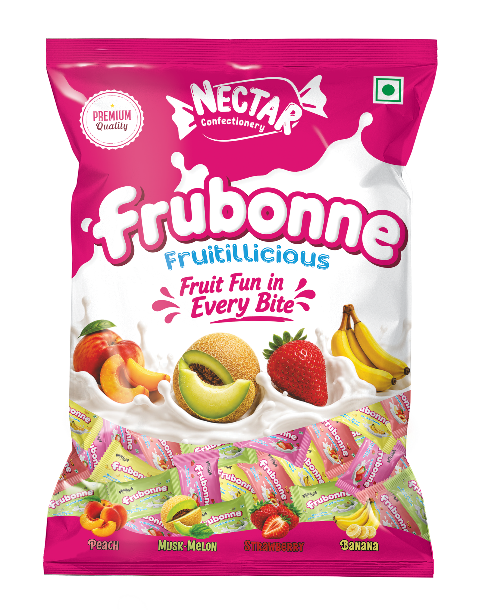 Nector Frubonne Fruitillicious Candy Pouch (50 Pcs)