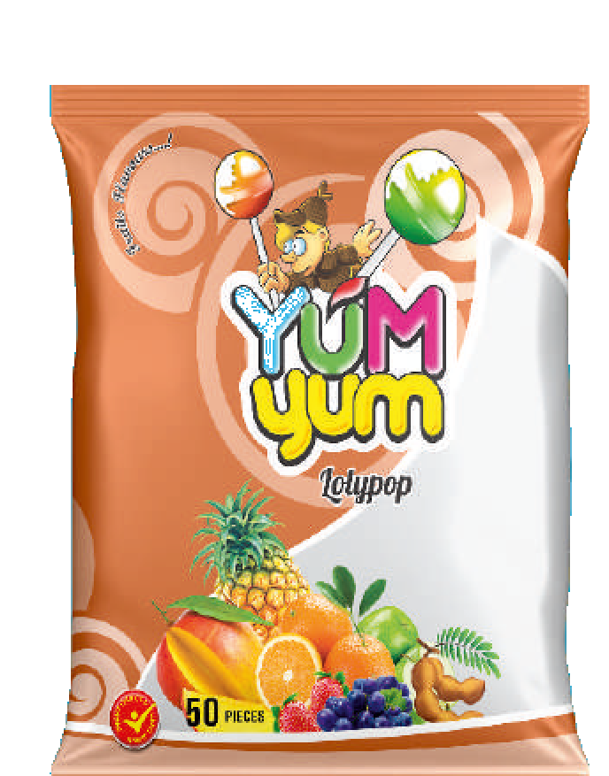 Nector Yum Yum Tropical Mix Fruit Candy Pouch (40 Pcs)